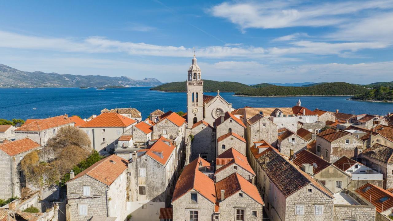 Apartment Revelin In Old Town Korcula Bagian luar foto