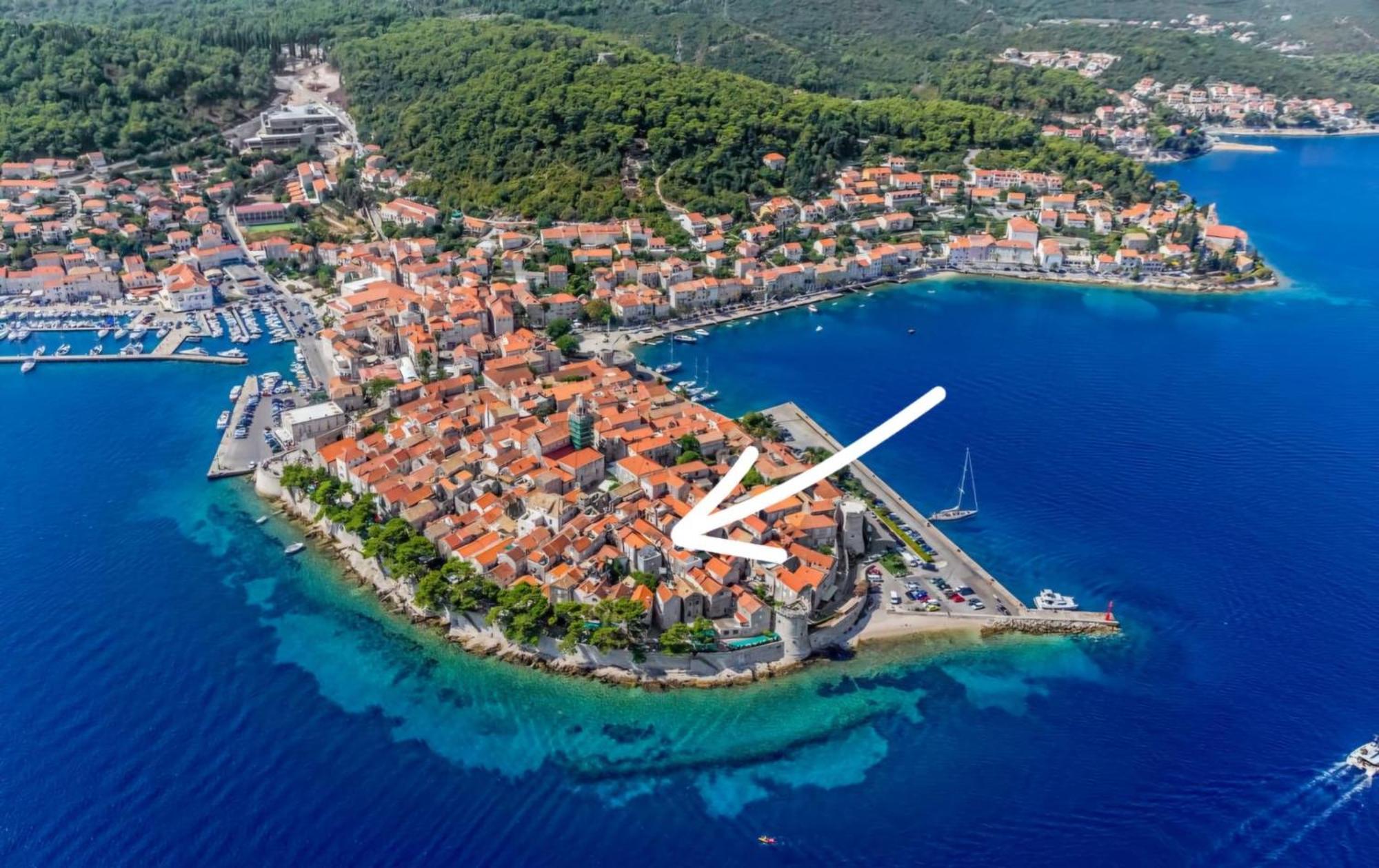 Apartment Revelin In Old Town Korcula Bagian luar foto